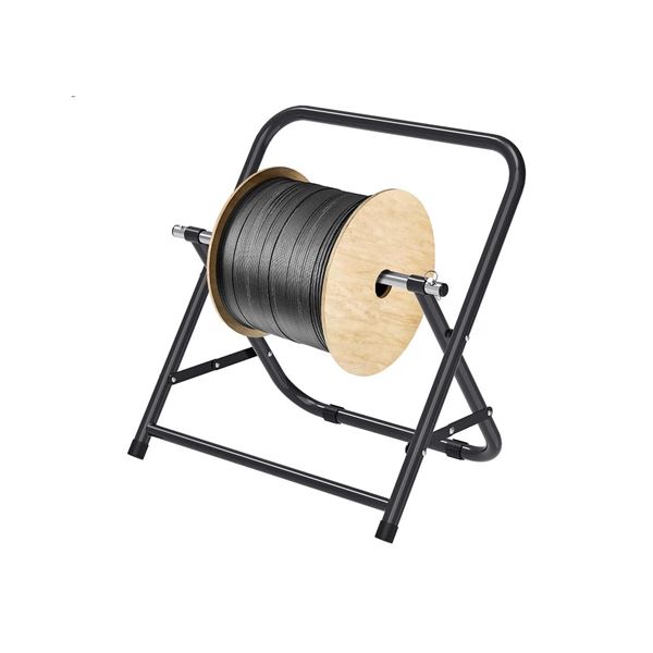 Brand New Heavy-Duty Folding Cable Caddy Wire Spool Stand – Portable Wire Dispe