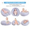 Image 1 : Brand New Chilling Home 47” C-Shaped Maternity & Nursing Pillow – Grey
