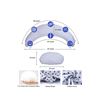 Image 5 : Brand New Chilling Home 47” C-Shaped Maternity & Nursing Pillow – Grey