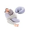 Image 6 : Brand New Chilling Home 47” C-Shaped Maternity & Nursing Pillow – Grey