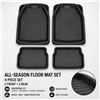 Image 1 : Brand New 4-Piece Universal All-Season Floor Mat Set for Sedans & Compact Crossover