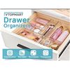 Image 1 : Brand New Vtopmart 25-Piece Clear Plastic Drawer Organizer Set – 4 Sizes