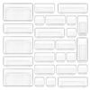 Image 4 : Brand New Vtopmart 25-Piece Clear Plastic Drawer Organizer Set – 4 Sizes