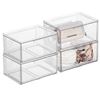 Image 8 : Brand New Vtopmart 4-Pack Clear Stackable Storage Drawers with Handles