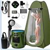 Image 1 : Brand New Zappyway Portable Heated Camping Shower Kit with Privacy Tent
