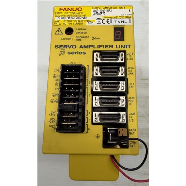 Fanuc #A06B-6093-H151 Servo Amplifier Unit