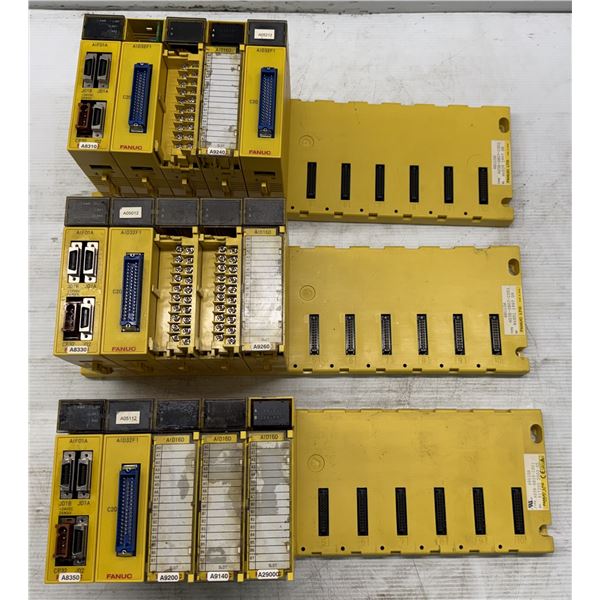 (3) Fanuc #A03B-0807-C001 ABU10A Board w/Modules