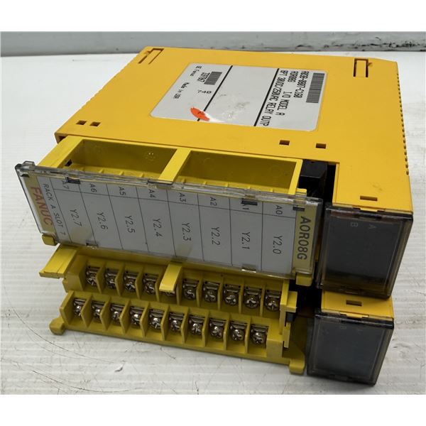 (2) Fanuc #A03B-0807-C160 8PT 30VDC/250VAC Relay Outputs