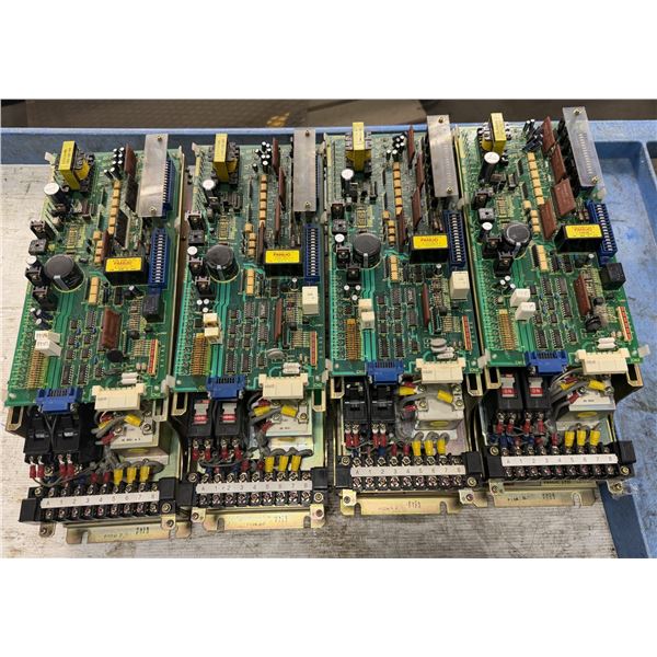 (4) Fanuc #A06B-6057-H005 Servo Amplifiers