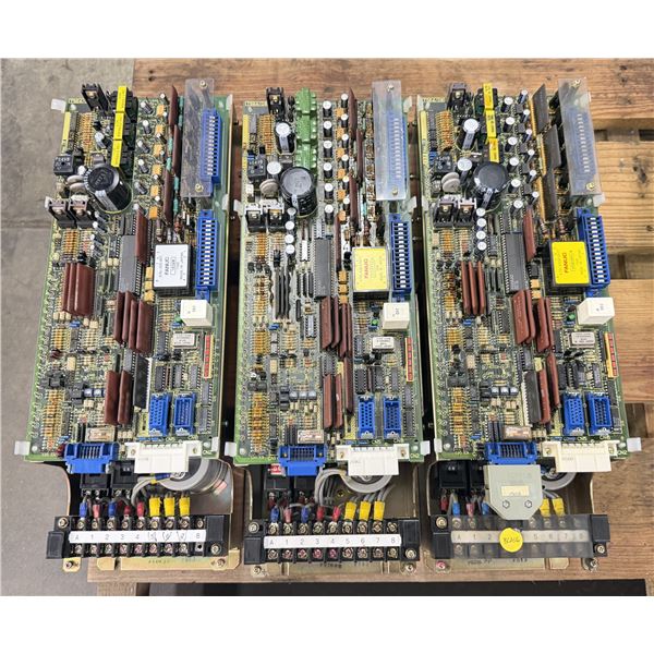 (3) Fanuc #A06B-6050-H002 Velocity Control Units