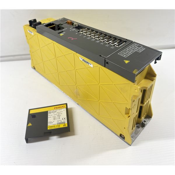 Fanuc #A06B-6080-H303 Servo Amplifier (Cover w/ Name Plate - Loose), (Casing Damaged)