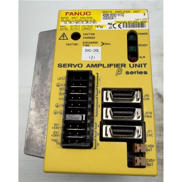 Fanuc #A06B-6093-H102 Servo Amplifier Unit