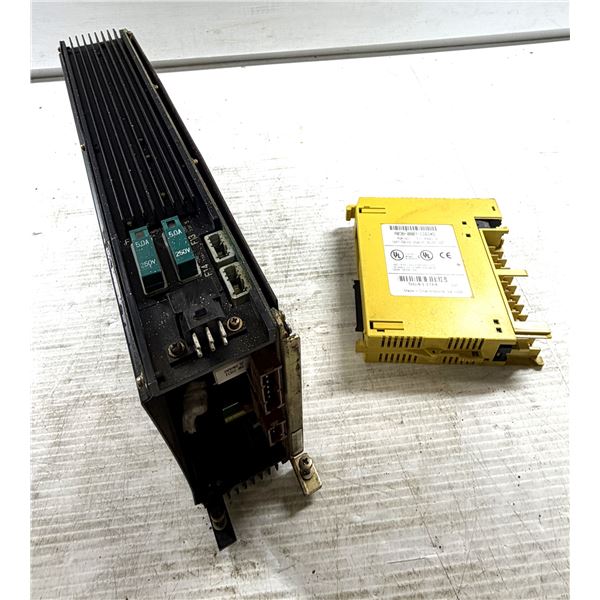 Lot of (2) Fanuc Items #A03B-807-C161#D & #A16B-1212-0110