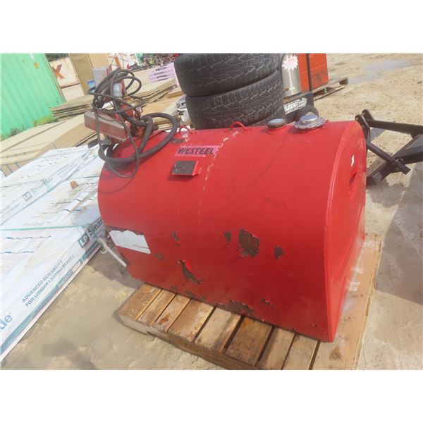 Westeel 630L Fuel Slip Tank w/ Fill-Rite 12V DC Pump & Meter
