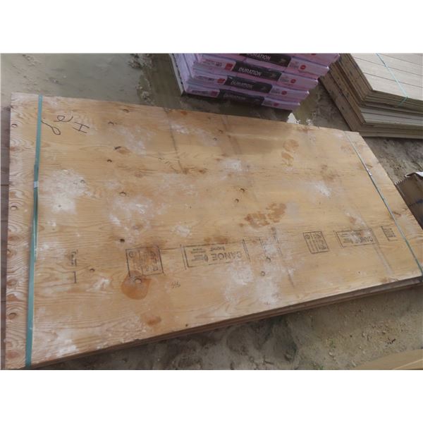 8 Sheets 5/8" Plywood – 4' x 8'