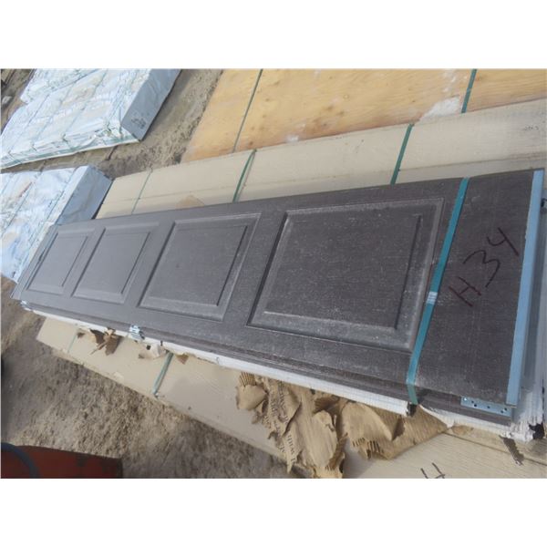 4x Overhead Garage Door Panels – 21" x 9'