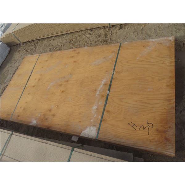 7 Sheets 5/8" Plywood – 4' x 8'