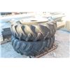 Image 2 : 2 Used Tractor Tires on Rims – 18.4-38