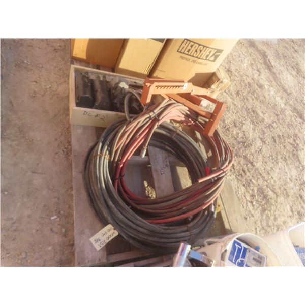 Three 100 ft 3/8" Air Hoses, Ladder Jacks, Alternator and More