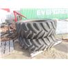 Image 1 : 2 Titan 20.8-38 Rear Tractor Tires with Tubes