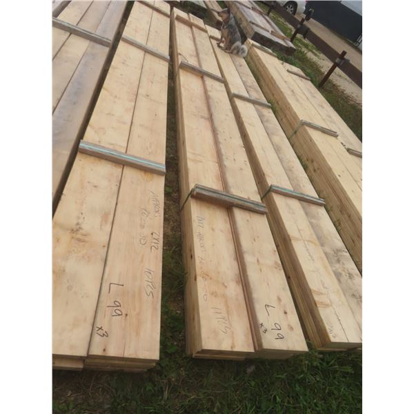 31 Pieces 2" × 12" × 20 ft Lumber