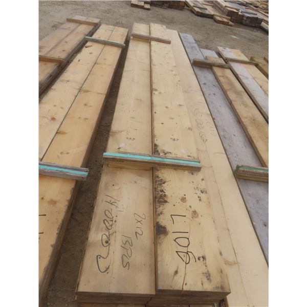 13 Pieces 2" × 12" × 14 ft Lumber