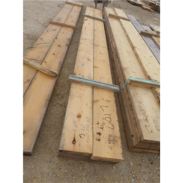 13 Pieces 2" × 10" × 12 ft – 14 ft Lumber
