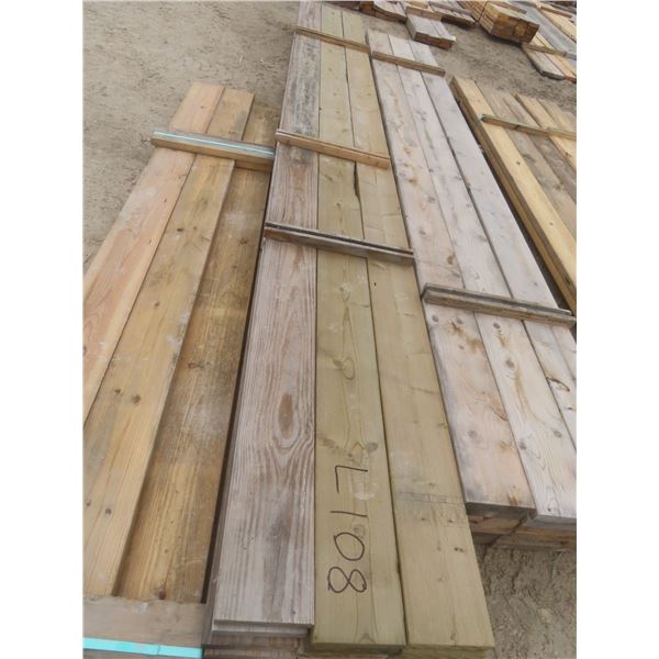 18 Pieces 2" × 8" × 16 ft Lumber