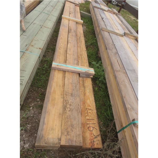11 Pieces 2" × 8" × 20 ft Southern Yellow Pine Lumber