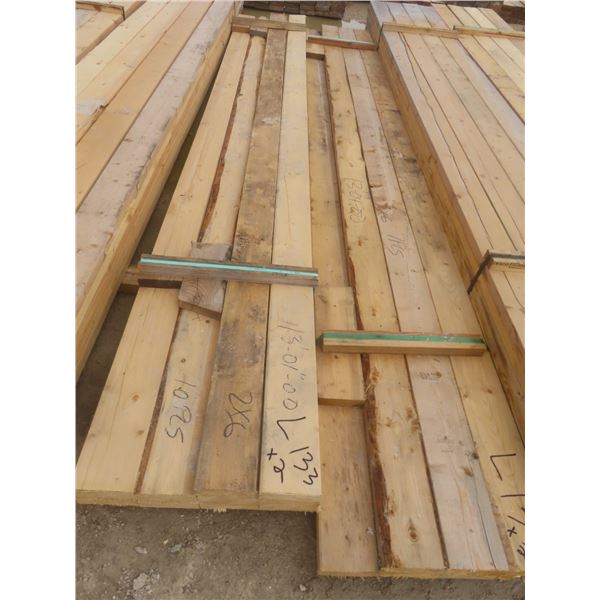 17 Pieces 2" × 6" × 13 ft 1" – 13 ft 4" Lumber