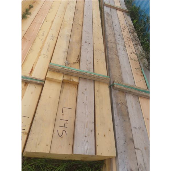 34 Pieces 2" × 6" × 11 ft 9" Lumber