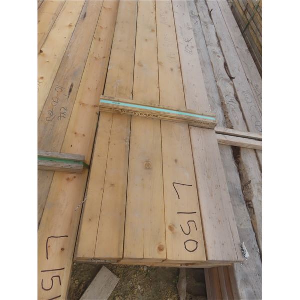 32 Pieces 2" × 6" × 10 ft Lumber