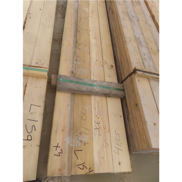17 Pieces 2" × 6" × 9 ft – 9 ft 10" Lumber