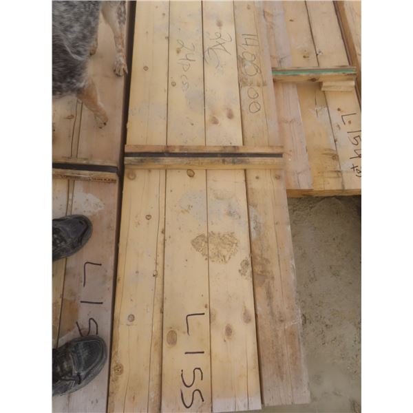 24 Pieces 2" × 6" × 14 ft Lumber