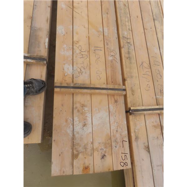 24 Pieces 2" × 6" × 11 ft 6" Lumber