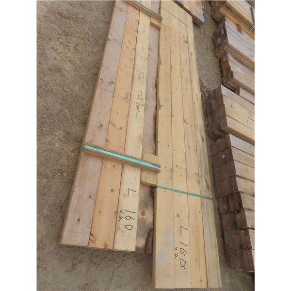 15 Pieces 2" × 6" × 10 ft – 11 ft Lumber