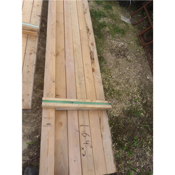 29 Pieces 2" × 4" × 16 ft – 17 ft 4" Lumber