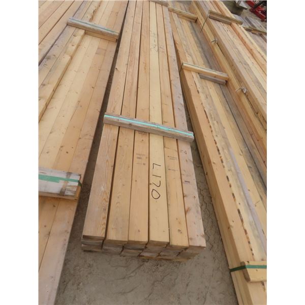 36 Pieces 2" × 4" × 14 ft Lumber