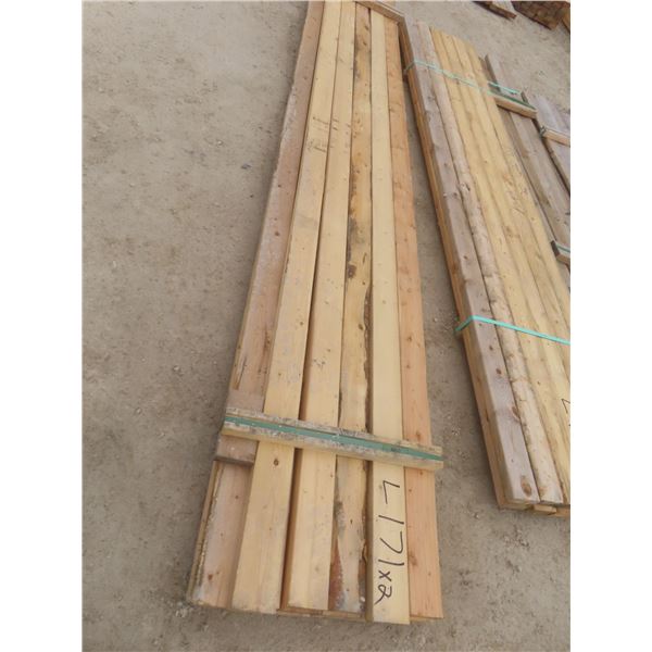 21 Pieces 2" × 4" × 12 ft Lumber (4 Treated)