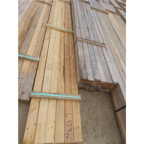 48 Pieces 2" × 4" × 12 ft – 13 ft 11" Lumber