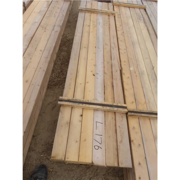 36 Pieces 2" × 4" × 8 ft Lumber