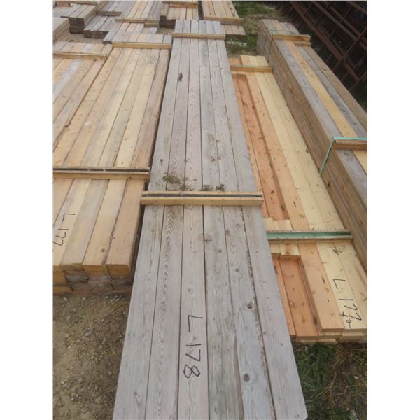 36 Pieces 2" × 4" × 14 ft Lumber