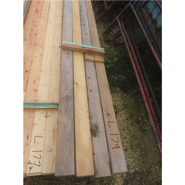 66 Pieces 1" × 4" × 12 ft Lumber