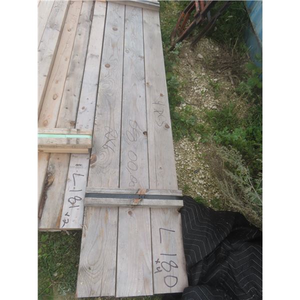39 Pieces 2" × 4" × 8 ft – 9 ft 6" Lumber