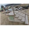 Image 3 : 5-Step Wood Stairs with Hand Railing, 38" H × 66" W