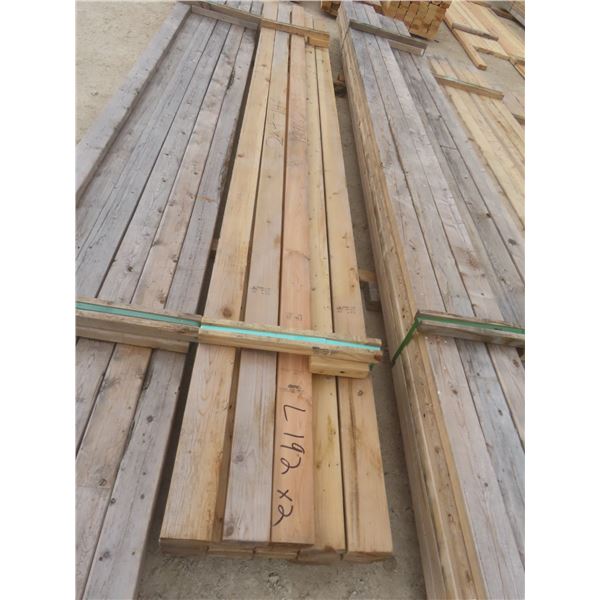 24 Pieces 2" × 4" × 14 ft Lumber