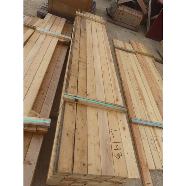 72 Pieces 2" × 4" × 9 ft 5" Lumber