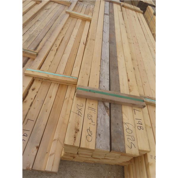 60 Pieces 2" × 4" × 11 ft 5" Lumber
