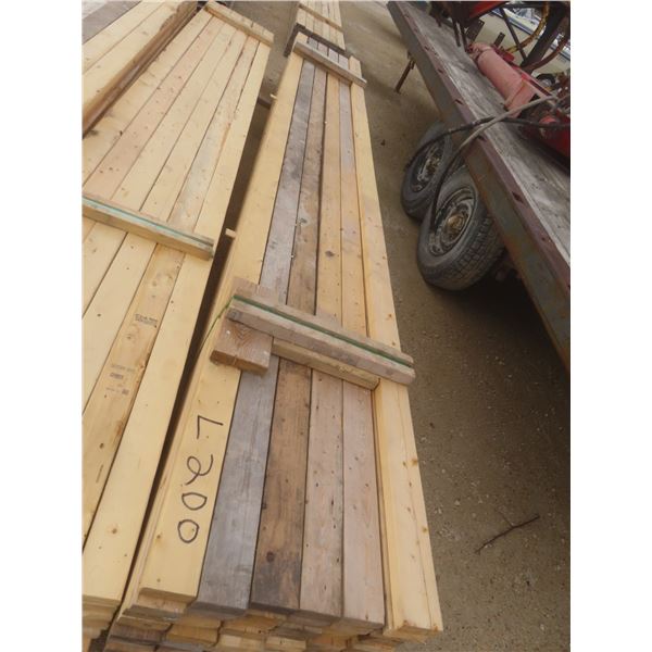 67 Pieces 2" × 4" × 14 ft Lumber