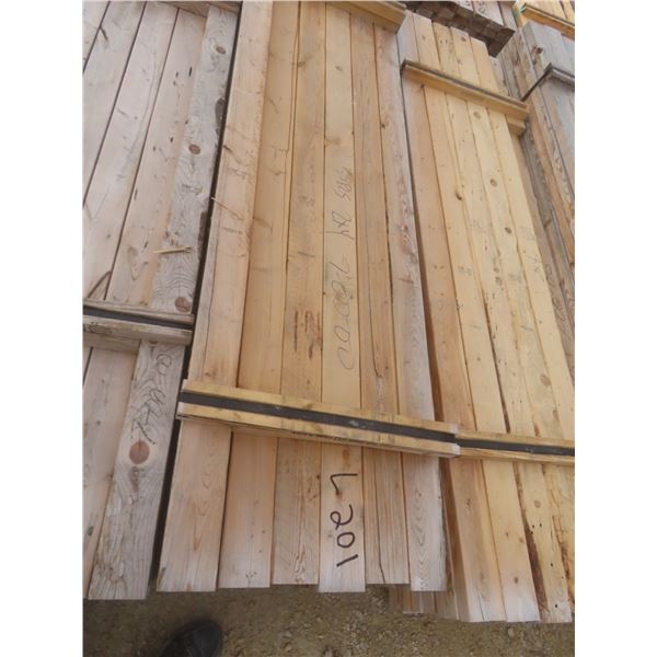 55 Pieces 2" × 4" × 7 ft Lumber